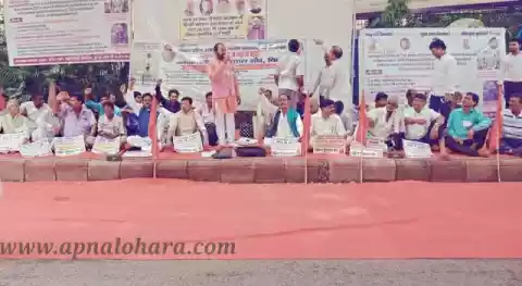 राजधानी में बिहार के लोहार समुदाय के सत्याग्रह