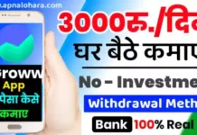 groww app kya hai in hindi, groww app se paisa kaise kamaye